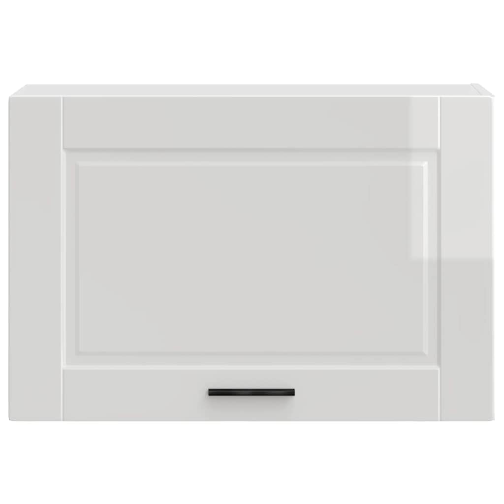 Kitchen Wall Cabinet Porto High Gloss White Engineered Wood